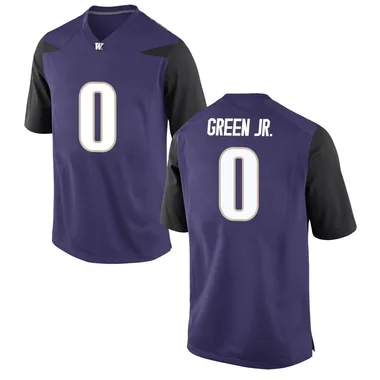 Men's Game Kevin Green Jr. Washington Huskies Football College Jersey - Purple