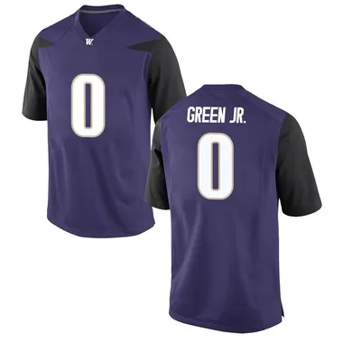Men's Replica Kevin Green Jr. Washington Huskies Football College Jersey - Purple