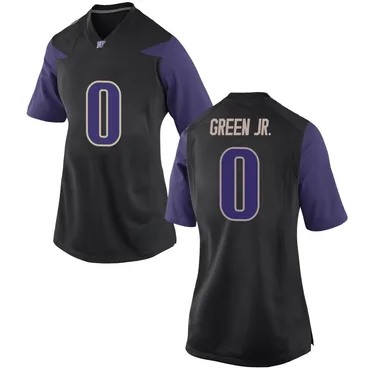 Women's Game Kevin Green Jr. Washington Huskies Football College Jersey - Black