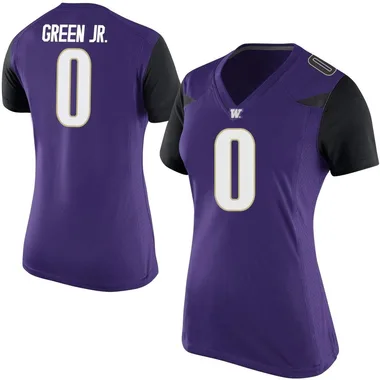 Women's Game Kevin Green Jr. Washington Huskies Football College Jersey - Purple