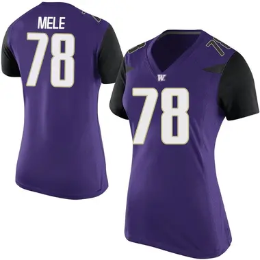 Women's Game Matteo Mele Washington Huskies Football College Jersey - Purple