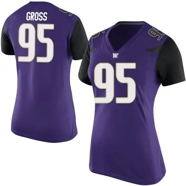 Women's Replica Grady Gross Washington Huskies Football College Jersey - Purple