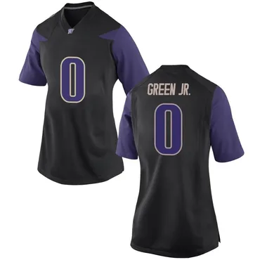 Women's Replica Kevin Green Jr. Washington Huskies Football College Jersey - Black