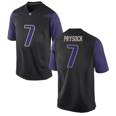 Youth Game Ephesians Prysock Washington Huskies Football College Jersey - Black
