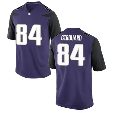 Youth Game Jackson Girouard Washington Huskies Football College Jersey - Purple