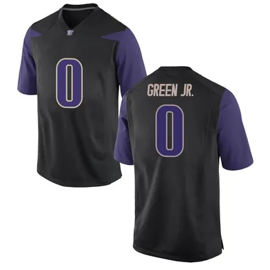 Youth Game Kevin Green Jr. Washington Huskies Football College Jersey - Black
