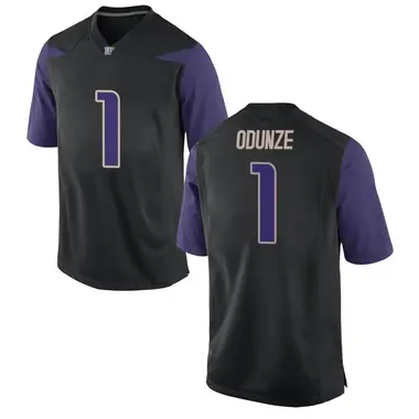 Youth Game Rome Odunze Washington Huskies Football College Jersey - Black